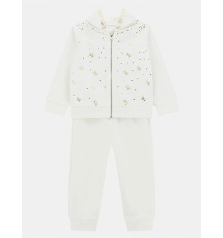 Guess, Tracksuits, Guess - Cream tracksuit with gold details