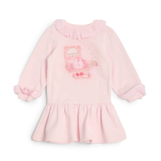 Caramelo Kids - Sweat dress, pink