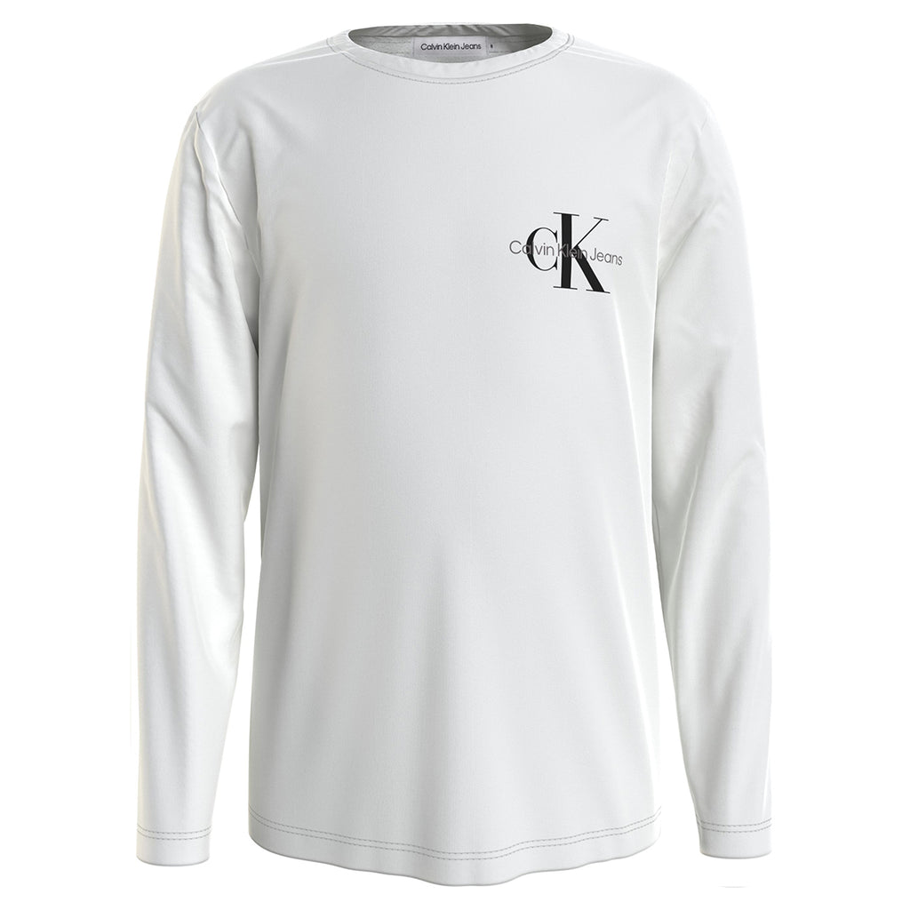 Calvin Klein, Tee shirts, Calvin Klein -  White long sleeved Tee