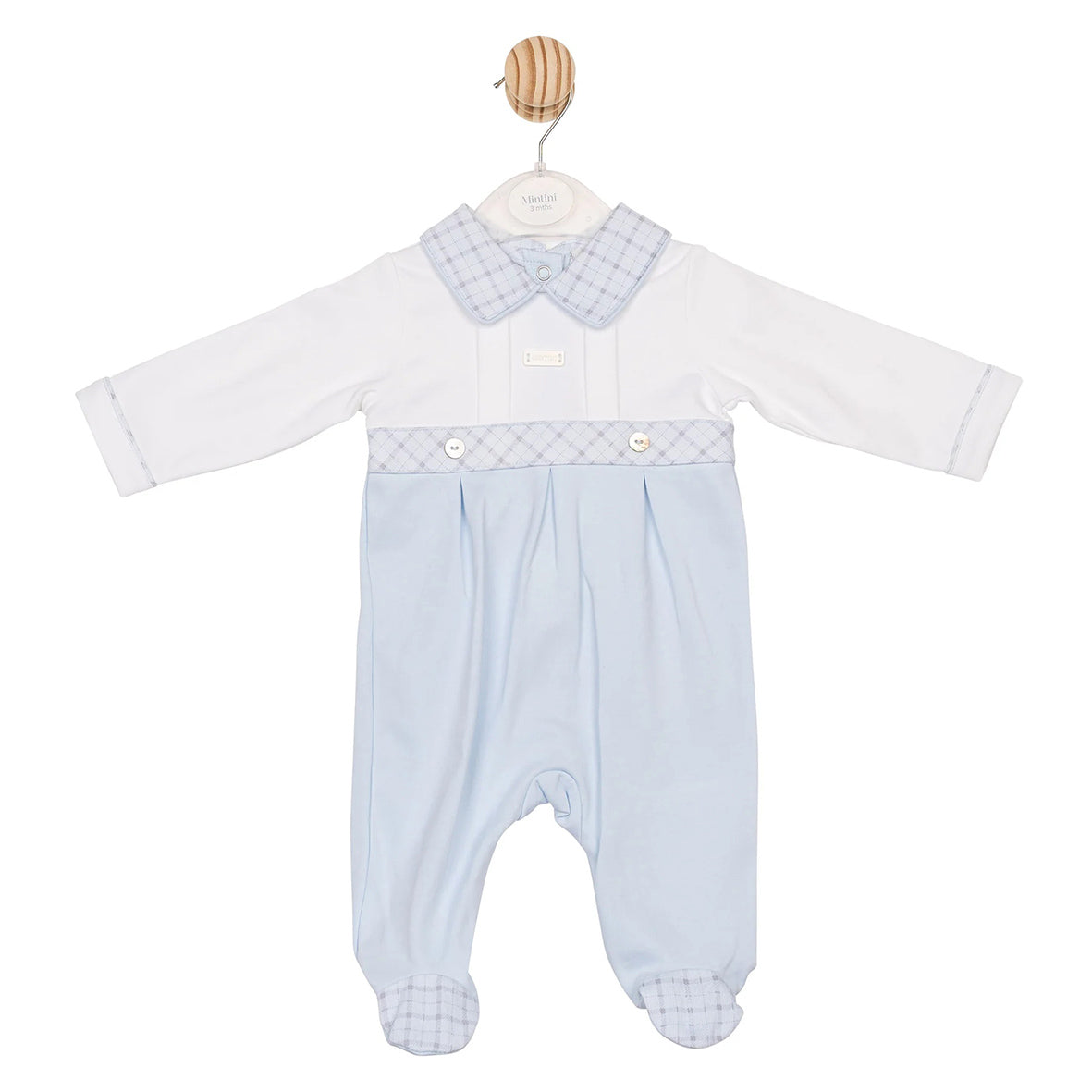 Mintini - White and blue all in one