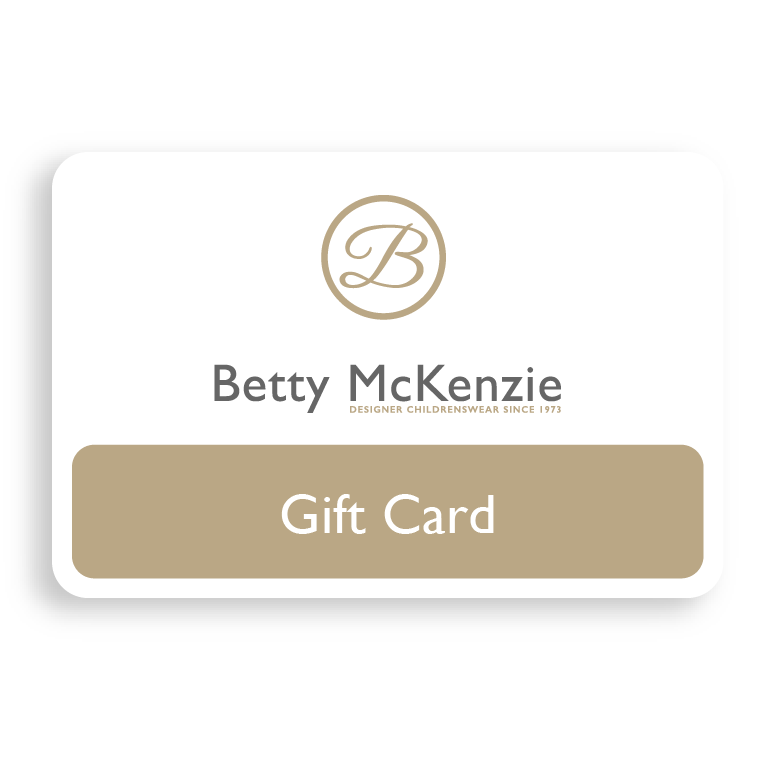 Betty Mckenzie, Gift Card, Betty McKenzie Gift Card (E-Card) £5 to £100 available