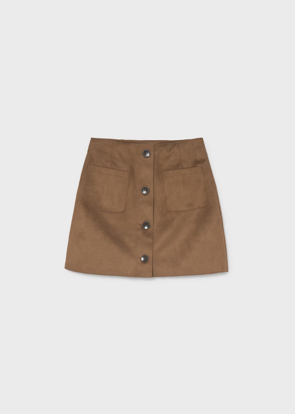 Mayoral - Brown Suede Skirt