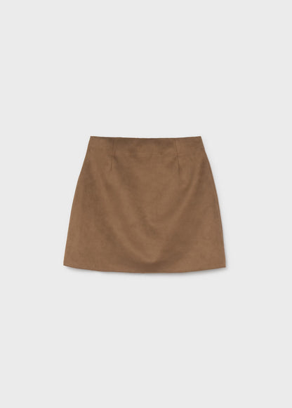 Mayoral - Brown Suede Skirt