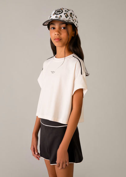 Mayoral - Cream 2 piece shorts outfit