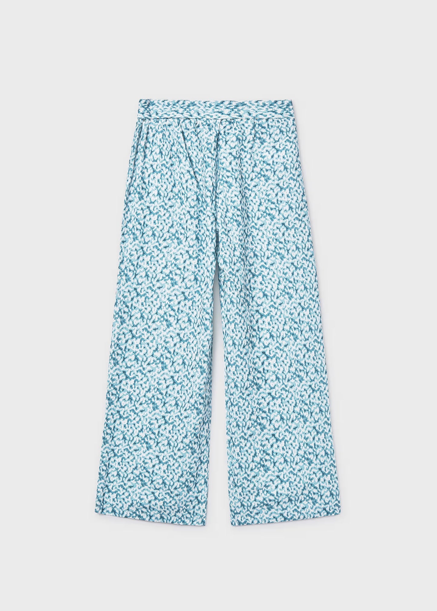 Mayoral - Wide trousers, jade