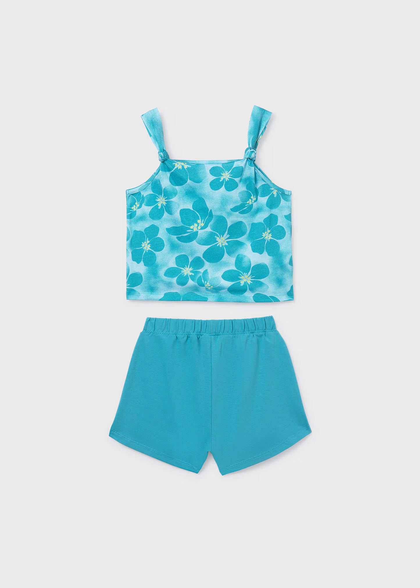Mayoral - Aqua 2 piece shorts outfit
