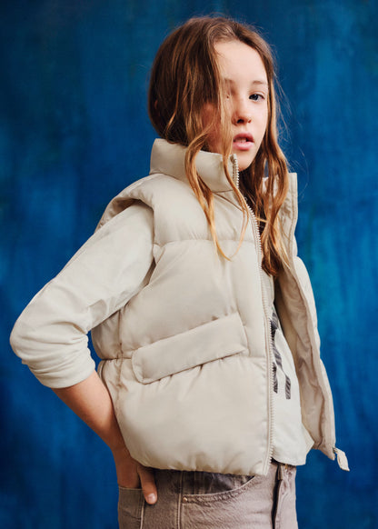 Mayoral - Almond Satin Gilet