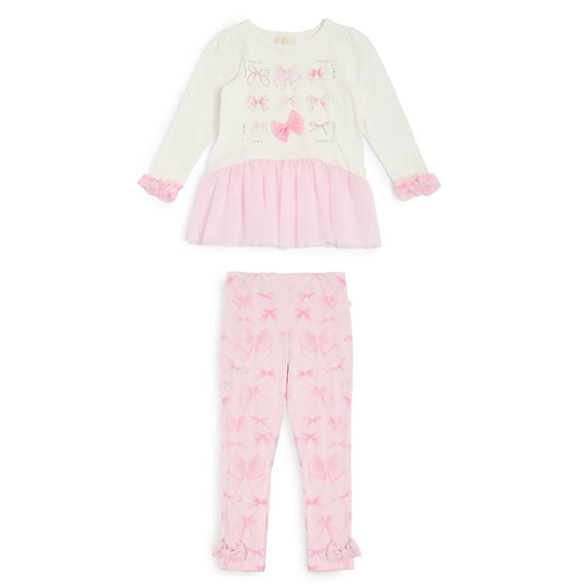 Caramelo Kids - Leggings set, pink