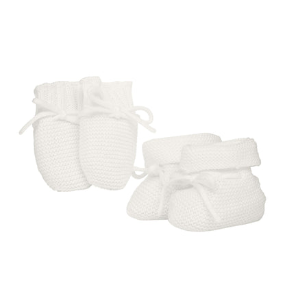 Emile et Rose - Gift box, Booties set, white