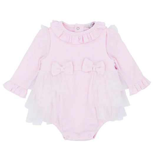 blues baby, outfit, blues baby - LS Top and Jam pant set, Pink