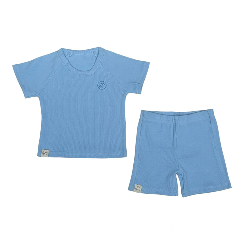 Betty's Friendly, 2 piece set, Betty Mckenzie - Pale blue 2 piece shorts set