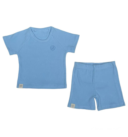 Betty's Friendly, 2 piece set, Betty Mckenzie - Pale blue 2 piece shorts set