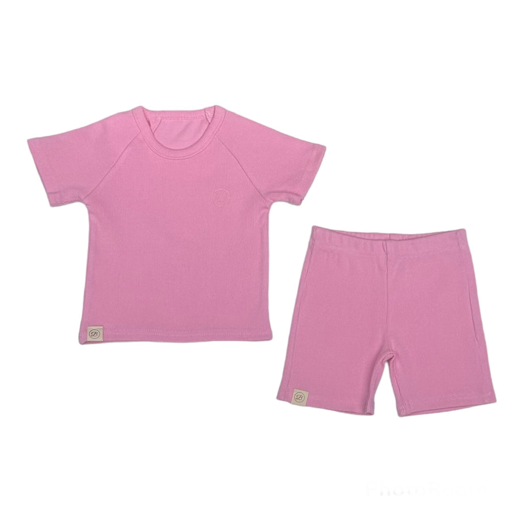 Betty's Friendly, 2 piece set, Betty Mckenzie - Pink 2 piece shorts set