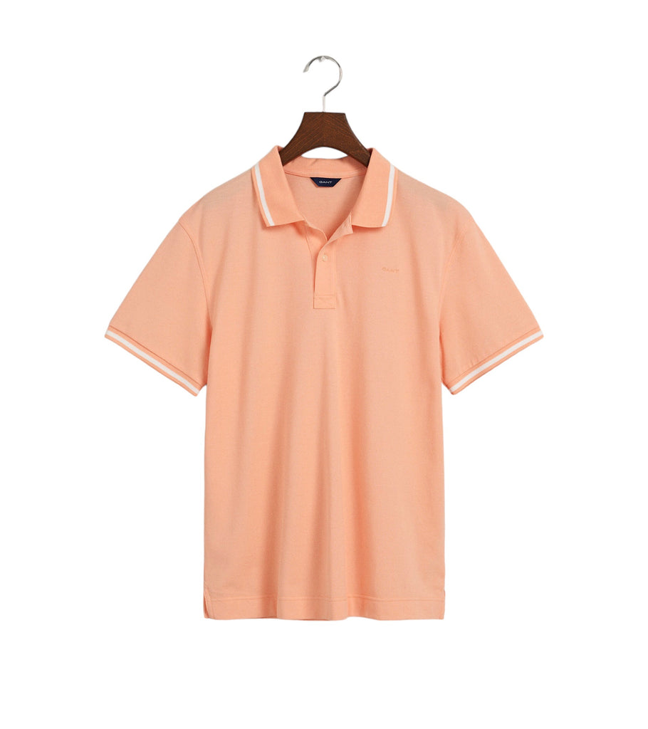 Gant, T-shirts, Gant - Apricot, short sleeved polo shirt