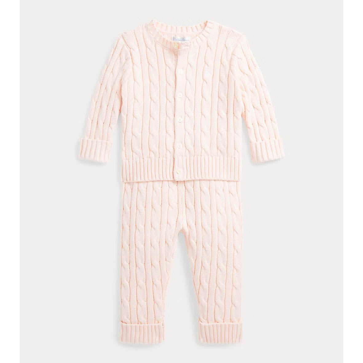 Ralph Lauren - Knitted Set, Pale Pink