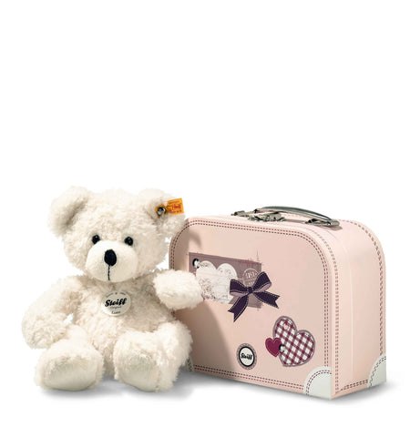 Steiff, soft toy, Steiff - Lotte and suitcase, 28cm