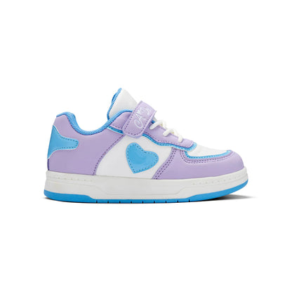 A’Dee - DNK Purple/Blue/White Heart Trainers