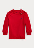 Ralph Lauren, long sleeved top, Ralph Lauren - Red long sleeved top 3m - 24m
