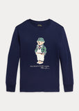 Ralph Lauren, Tops, Ralph Lauren - Navy long sleeved top, signature bear print