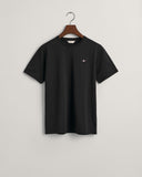 Gant, T-shirts, Gant - SS T-shirt, Black