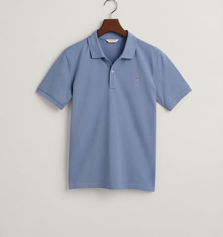 Gant, T-shirts, Gant - Muscari blue polo T-shirt