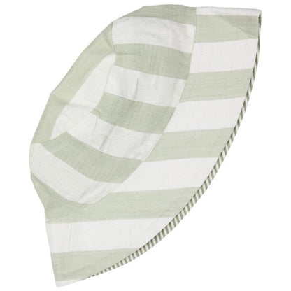 Pigeon Organics - Seersucker Sun Hat, Sea Foam