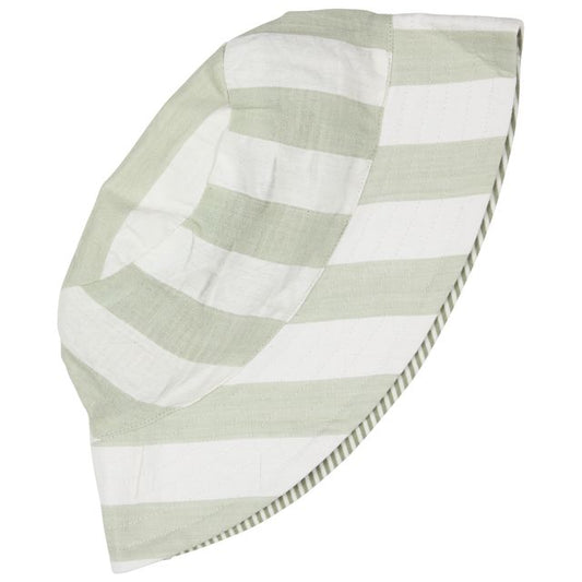 Pigeon Organics - Seersucker Sun Hat, Sea Foam