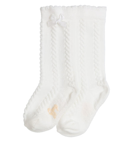 GYMP - Long socks, Off white | Betty McKenzie