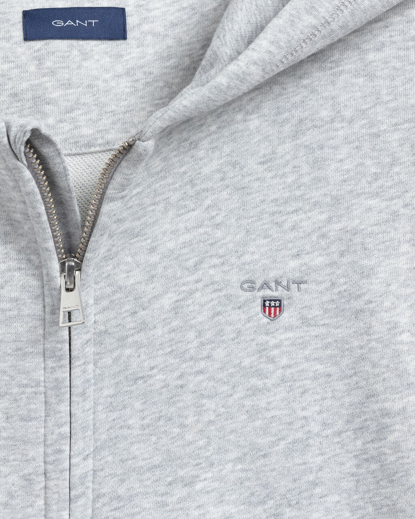 Gant - Grey original full zip hoodie, 9yrs - 16yrs – Betty Mckenzie