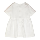 GYMP, Dresses, GYMP - White baby dress with pink lace detail