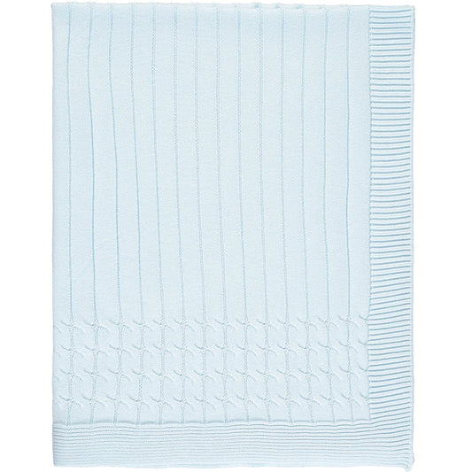 Emile et Rose, blanket, Emile et Rose - Pale blue blanket Gino