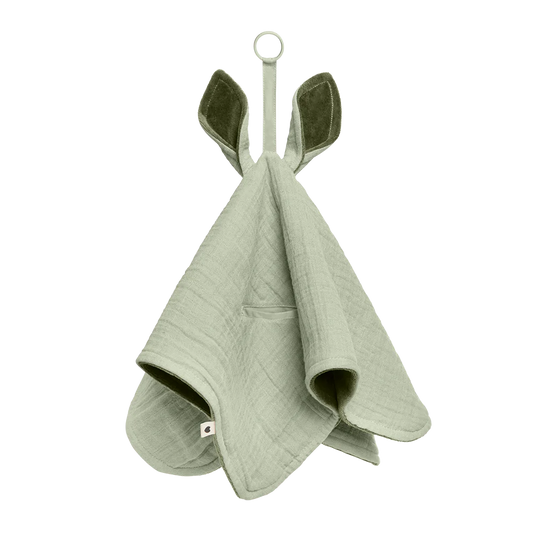 Bibs, comforter, Bibs - Cuddle Cloth, Sage