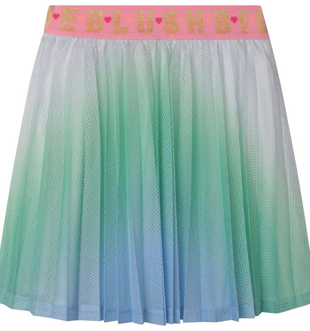 Billieblush, Skirts, Billieblush - Blue multi-coloured skirt Billieblush 2yrs sale skirt  Ref: U13339  Blue, green  multi-coloured skirt   Elasticated waistband  Machine washable 30*