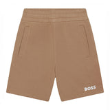 Boss, shorts, Boss - Camel jersey shorts