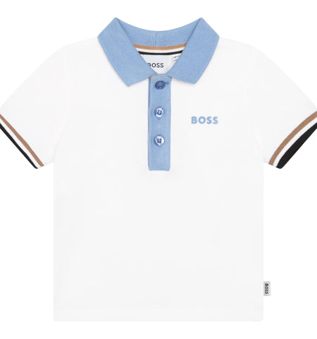 Boss, Tops, Boss - Polo Top, White