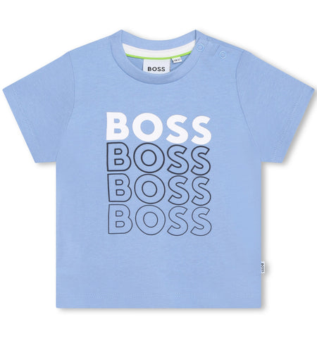 Boss, t-shirt, Boss - T-shirt, Pale Blue
