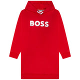 Boss, dress, Boss - Hooded dress J12218 red