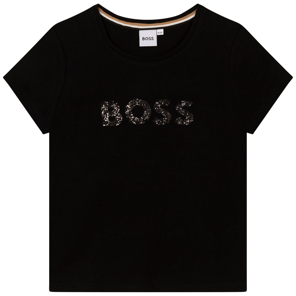 Boss, T-shirt, Boss - girls t-shirt J15458 black
