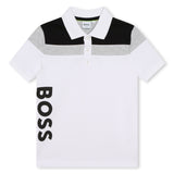 Boss, T-shirts, Boss-  Polo Tee -shirt, white