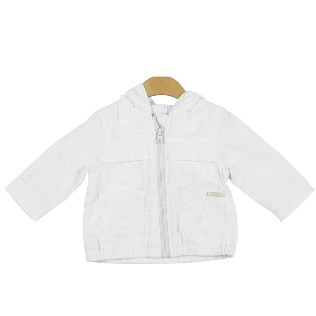 Mintini - Lightweight jacket, white MB3415B | Betty McKenzie