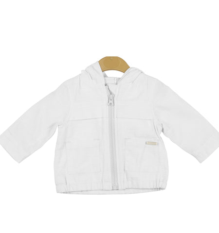 Mintini - Lightweight jacket, white MB3415B | Betty McKenzie