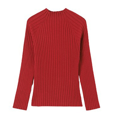 Mayoral, Tops, Mayoral - Red turtle neck ribbed Top, 7020