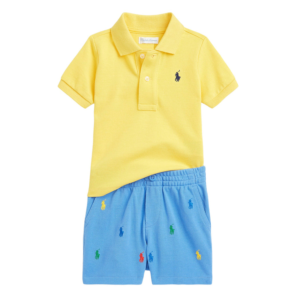 Ralph Lauren, T-shirts, Ralph Lauren - Baby T-Shirt & Short Set