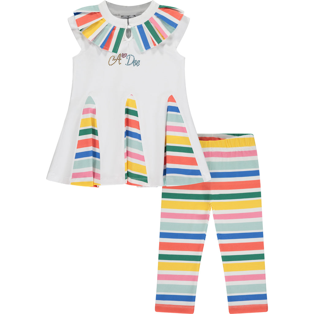 A'Dee, 2 piece legging outfit, A'Dee - Stripe Legging Set, Unity