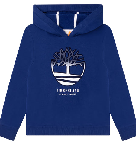 Timberland, Hoodies, Timberland - Blue hooded sweat top T25T59/843