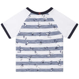 Timberland, T-shirt, Timberland - T-shirt, White/Blue Stripe