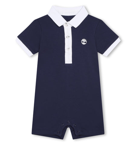 Timberland, ROMPER, Timberland - Romper and Hat Set, Navy