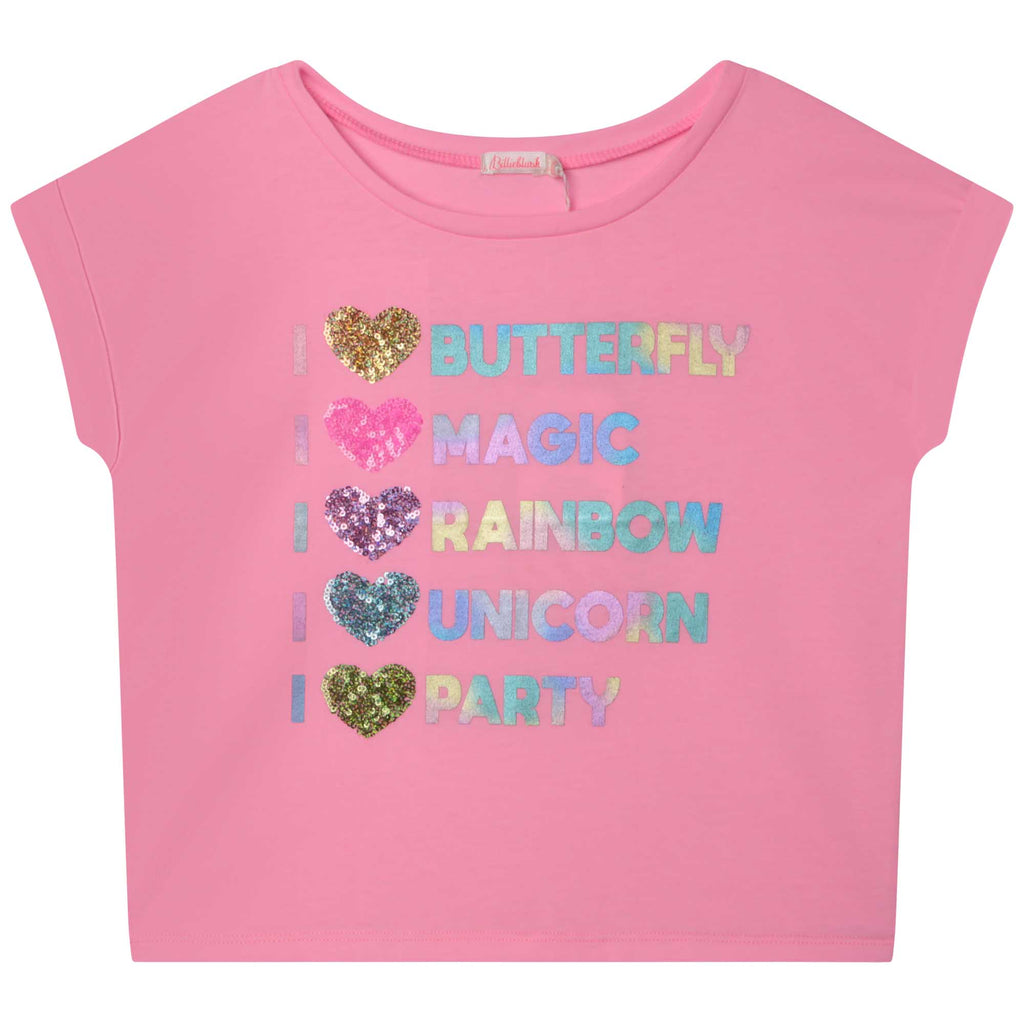 Billieblush, T-shirts, Billieblush - S/S T-Shirt, Pink
