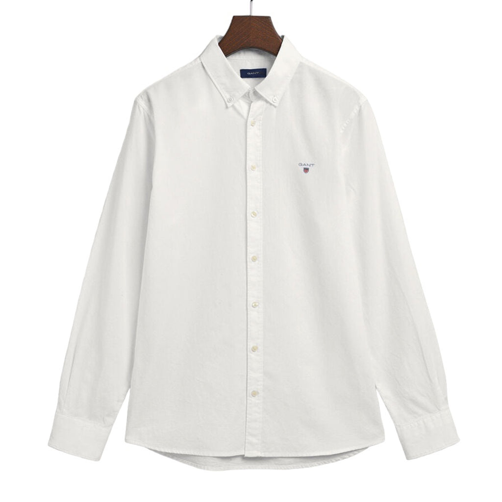 Gant, shirts, Gant - White LS Shirt