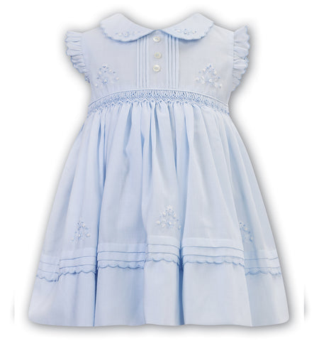 Sarah Louise, Dresses, Sarah Louise - Hand smocked blue dress, 012720
